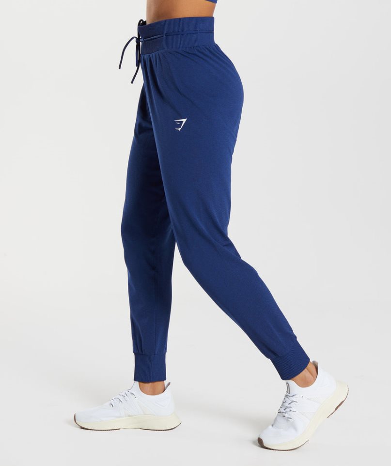 Women's Gymshark Vital Seamless 2.0 Jogger Blue | NZ 6OMBJS